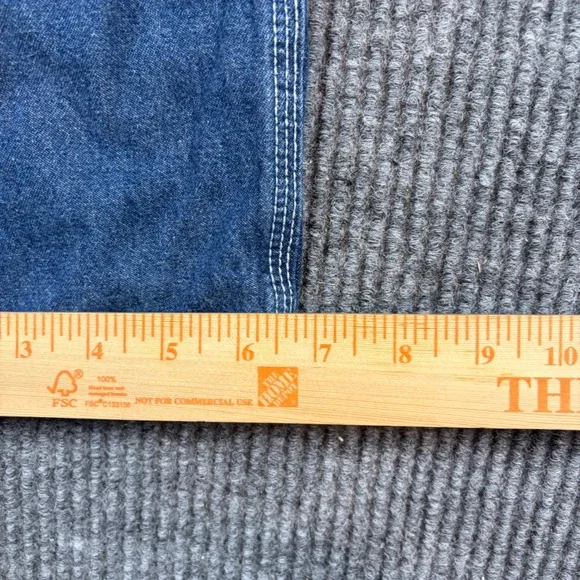 John Deere Kids Boys Blue Denim Overalls Size 6 Adjustable Straps Farming Style - Picture 7 of 9